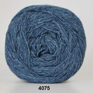 Organic 350 - Wool Cotton 4075  blå